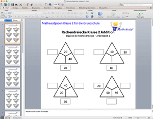 Rechendreiecke Klasse 2 Vorlage PDF PPT Rechendreiecke Klasse 2 Vorlage PDF PPT