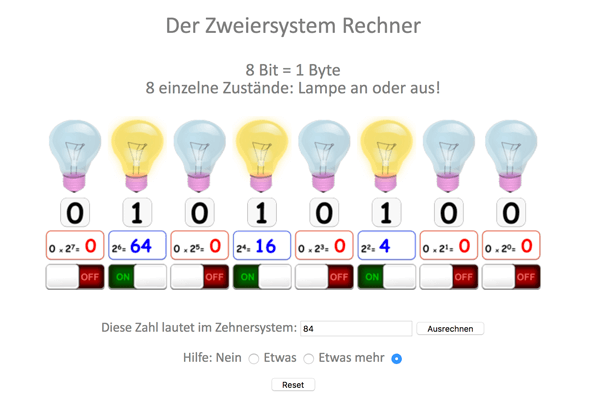 Zweiersystem Binärsystem Rechner Umrechnung in Zehnersystem Zweiersystem Binärsystem Rechner Umrechnung in Zehnersystem